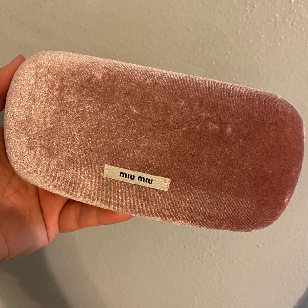 Pink sunglasses case